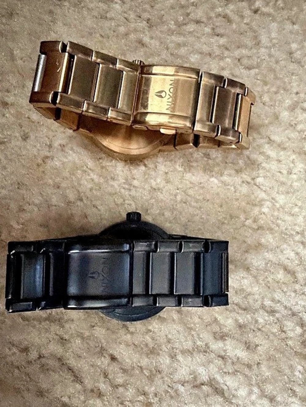 Nixon Time Teller Gold & Black Watches Set